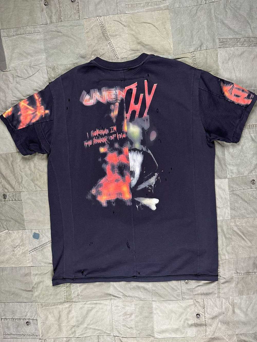 Givenchy Heavy Metal Patchwork Tee - image 3