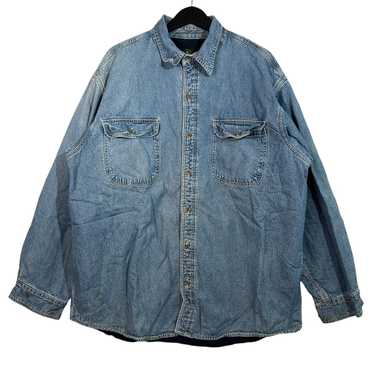 Redhead RedHead Flannel Lined Denim Workwear Butto