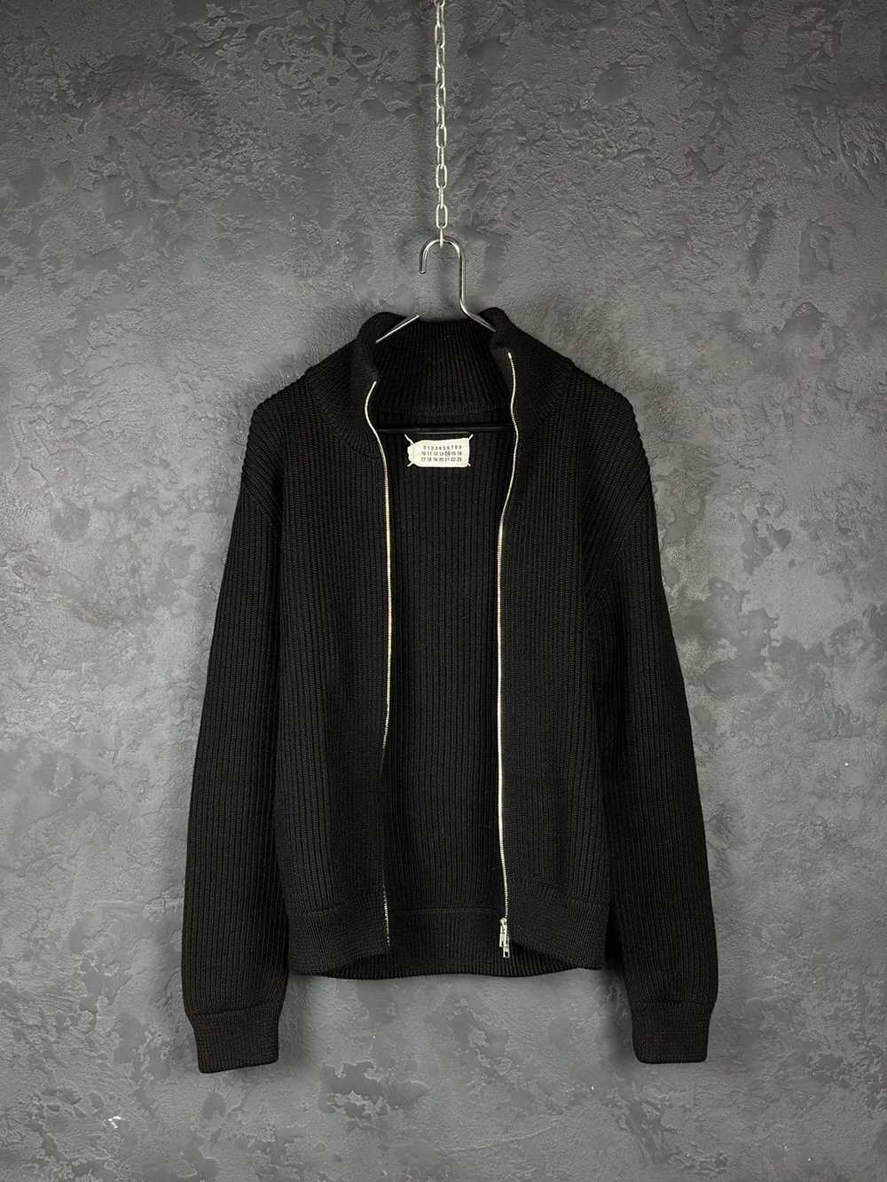 Maison Margiela Maison Margiela Wool Zip-Up Knit … - image 3