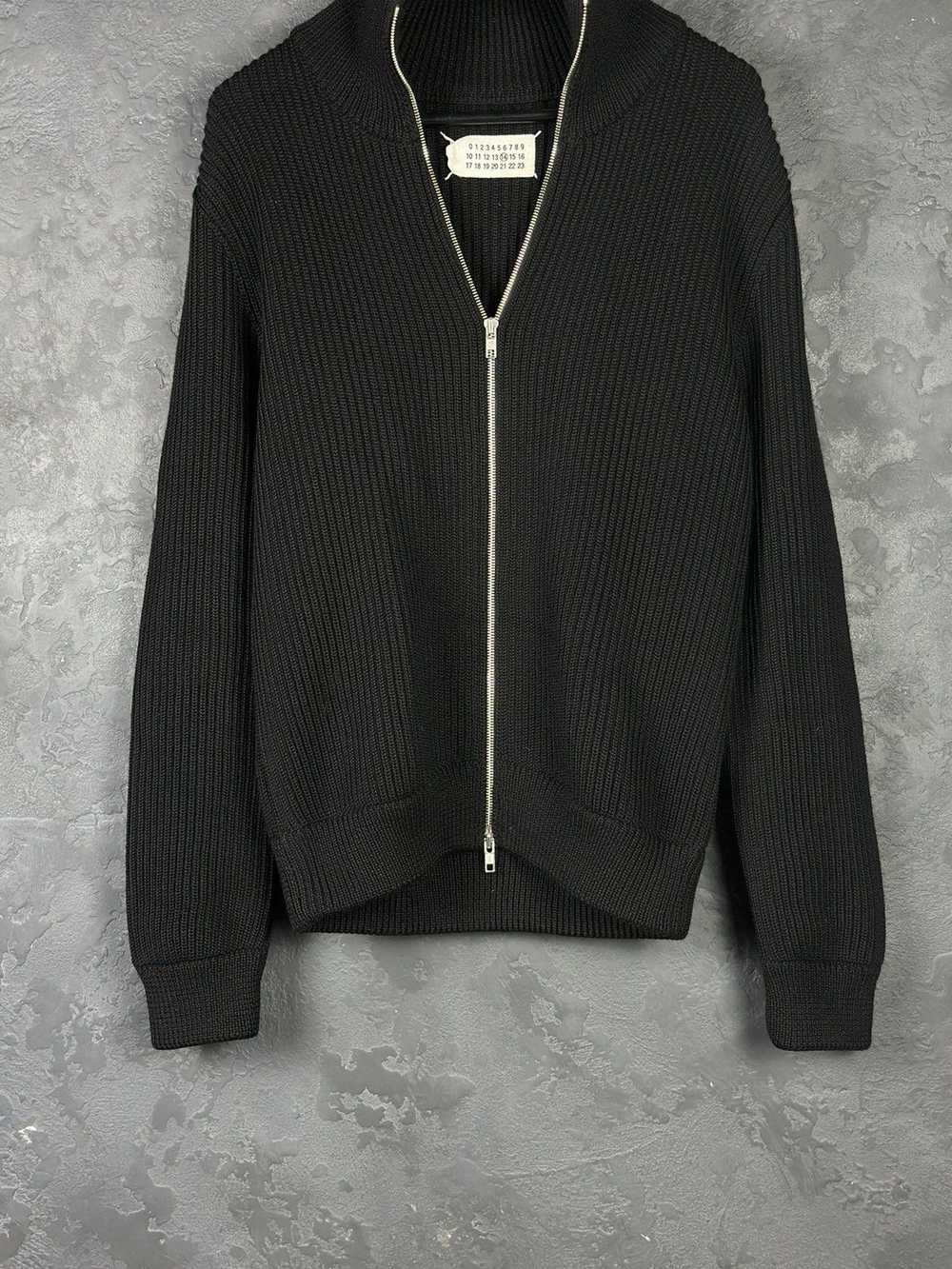 Maison Margiela Maison Margiela Wool Zip-Up Knit … - image 5