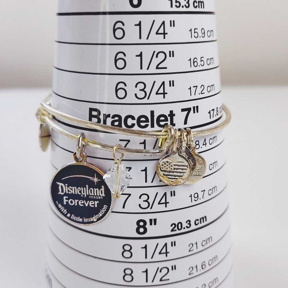 Disney Alex and Ani Disneyland Forever Charm Bang… - image 10