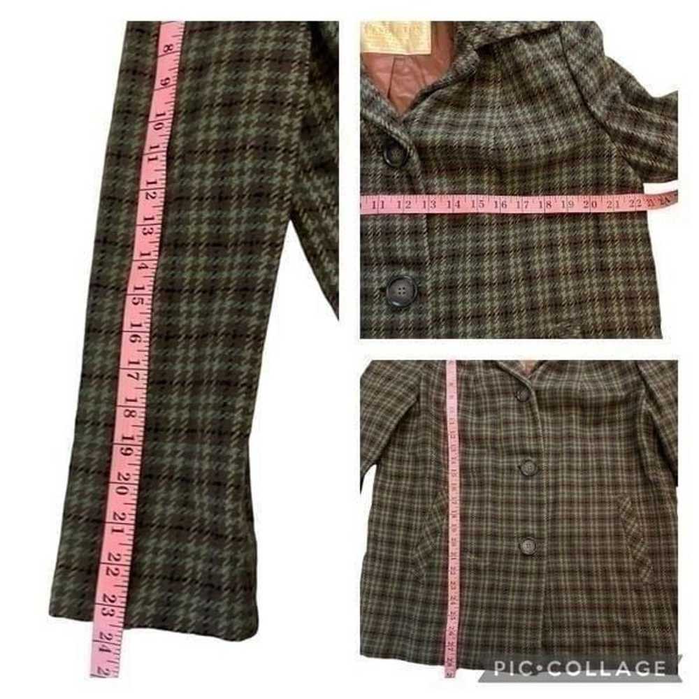 Vintage Pendleton 100% Virgin Wool plaid coat - image 12