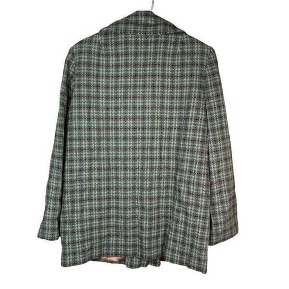 Vintage Pendleton 100% Virgin Wool plaid coat - image 6