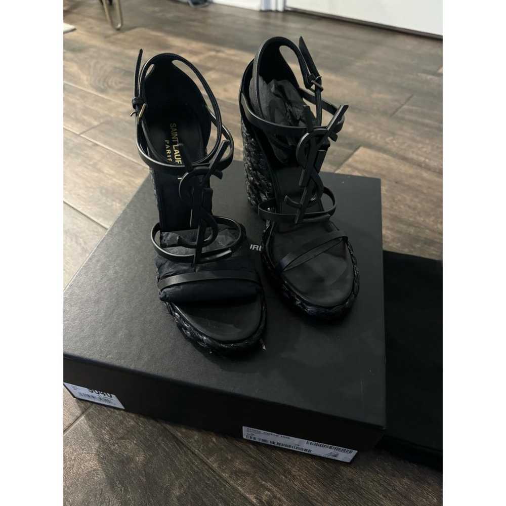 Saint Laurent Leather sandal - image 4