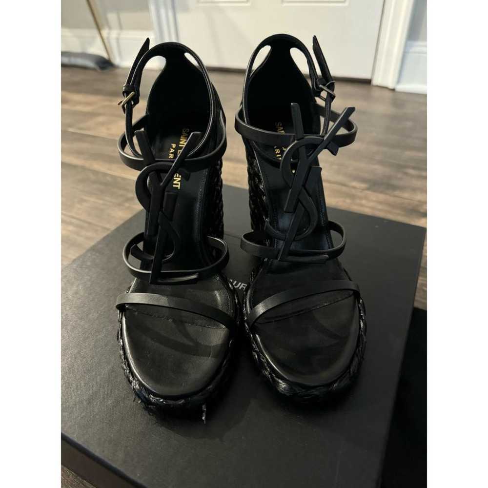 Saint Laurent Leather sandal - image 6