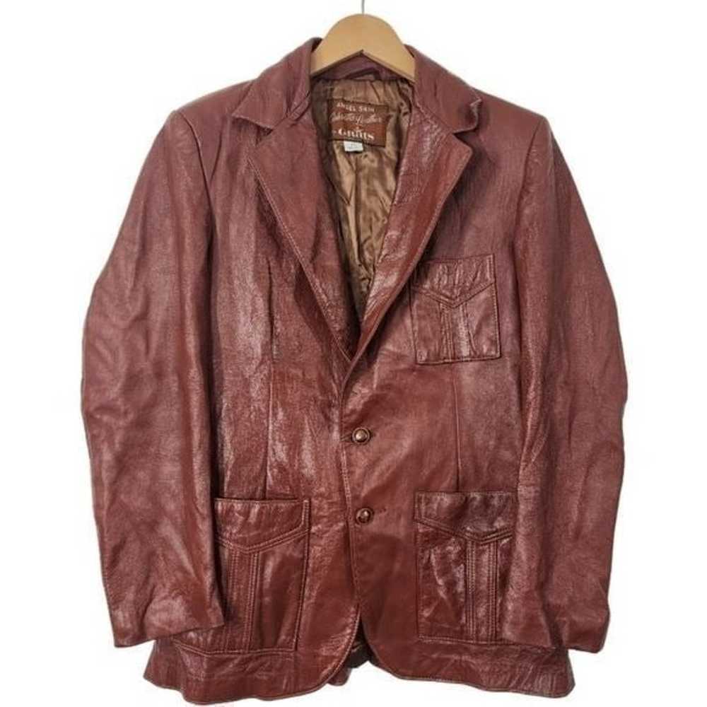 Vintage Grais Angel skin cabretta leather Brown l… - image 1