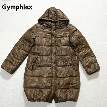 t664 [Gymflex] Down Jacket Down Coat Long Nylon - image 1