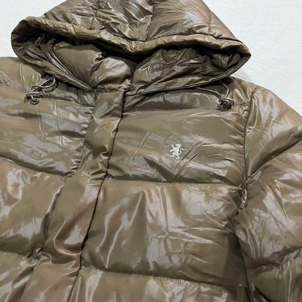 t664 [Gymflex] Down Jacket Down Coat Long Nylon - image 6