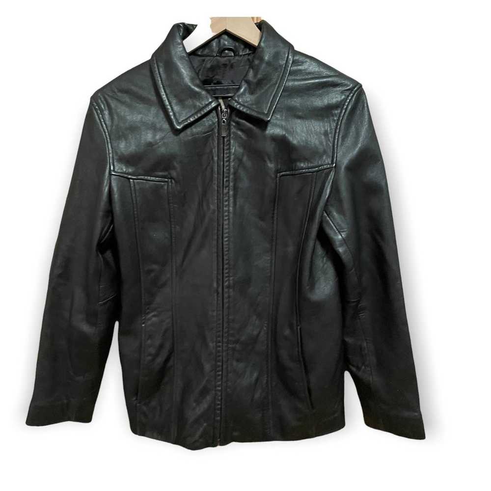 Vintage Black Leather Jacket - image 8