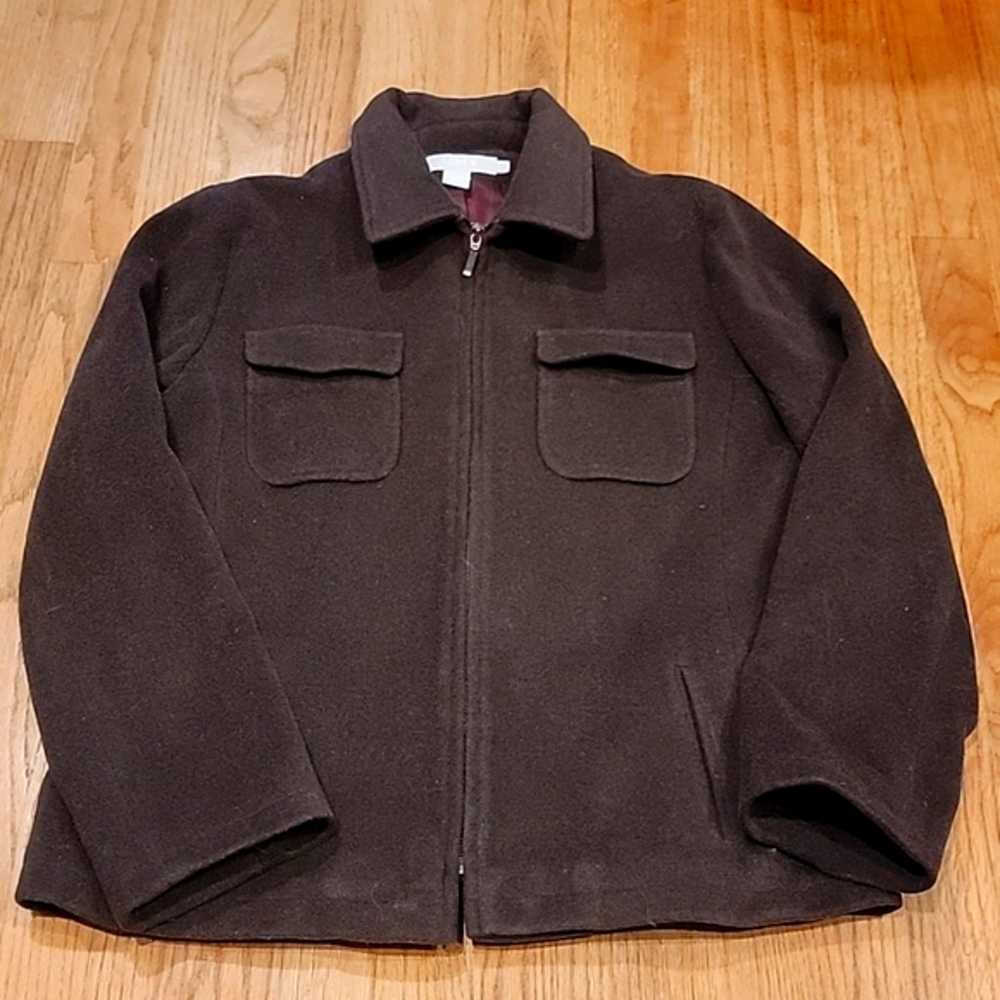 Vintage J Crew Brown Wool Jacket - image 1