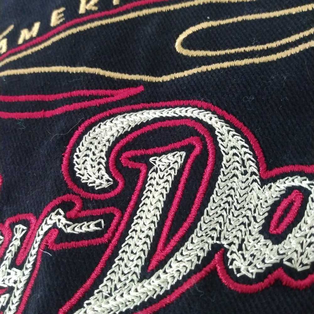 Womens Vintage Harley Davidson Embroidered Lined … - image 5