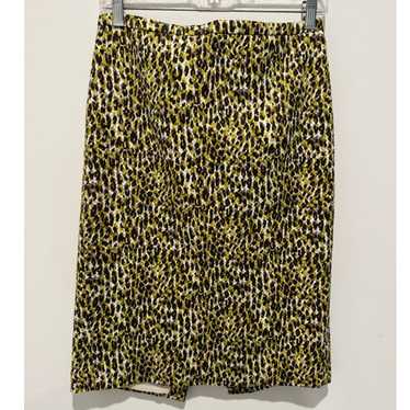 J.Crew J.Crew Textured Animal Print Yellow/Black … - image 1