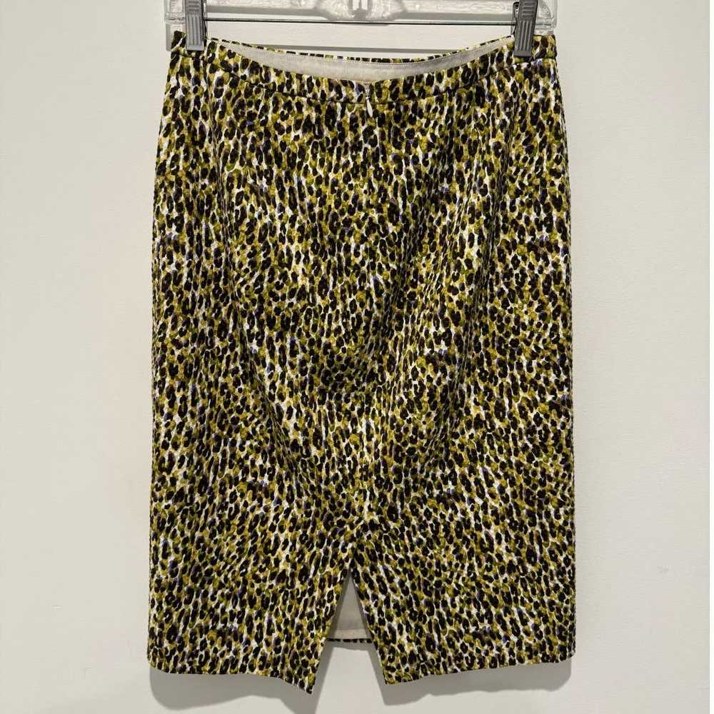 J.Crew J.Crew Textured Animal Print Yellow/Black … - image 3