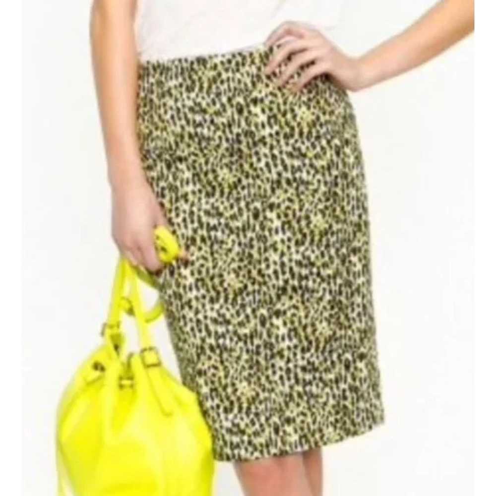 J.Crew J.Crew Textured Animal Print Yellow/Black … - image 7