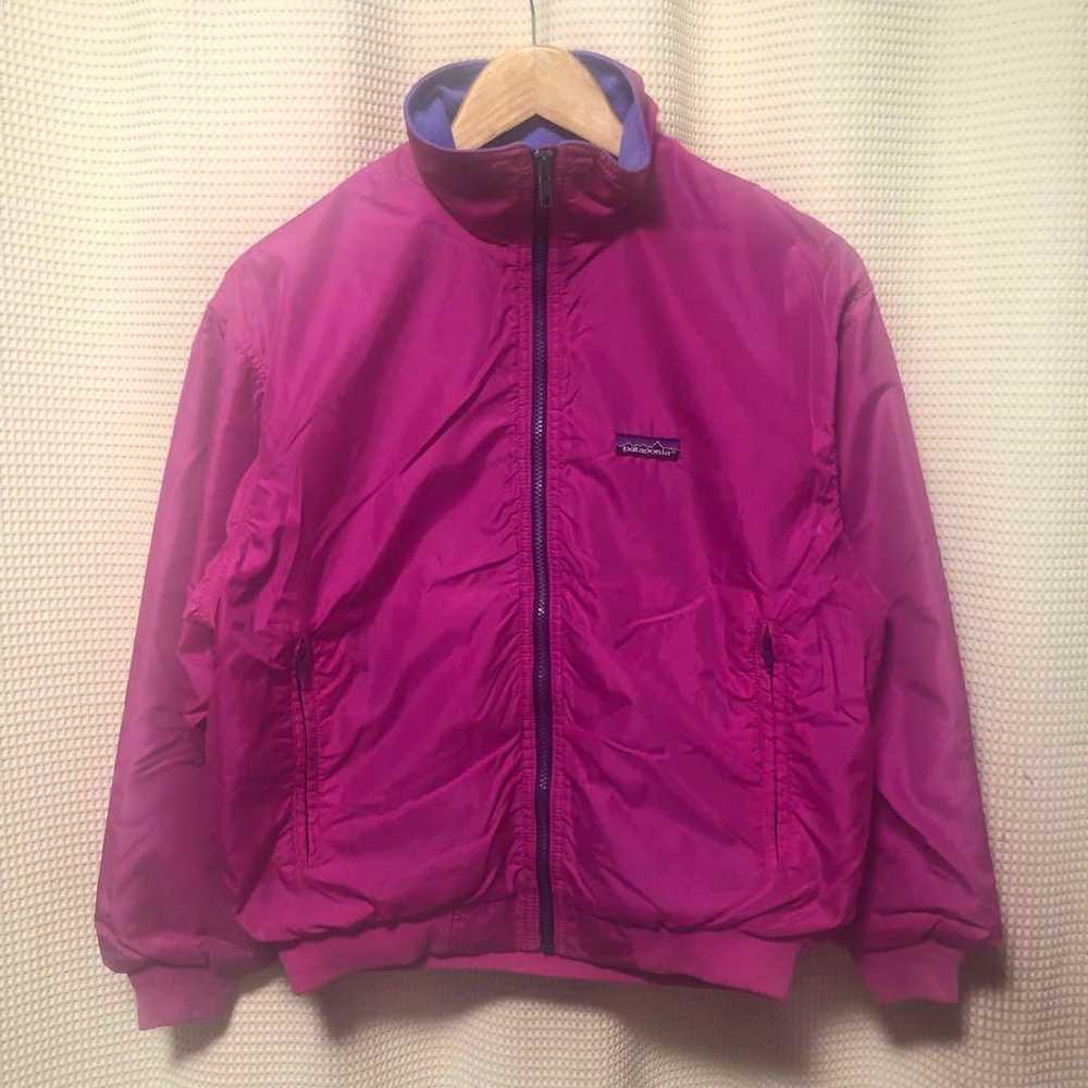 Vintage Patagonia Rare Fleece Nylon Jacket from t… - image 2