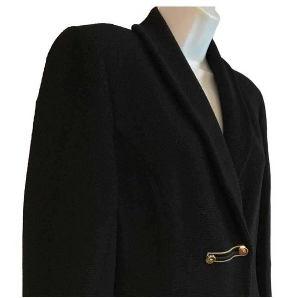 St. John Vintage Black Knit Blazer - image 2