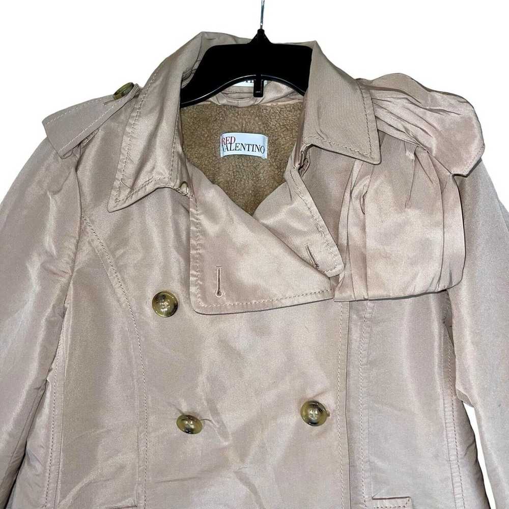 Red Valentino Trench Coat 4 S Neutral Beige Remov… - image 5