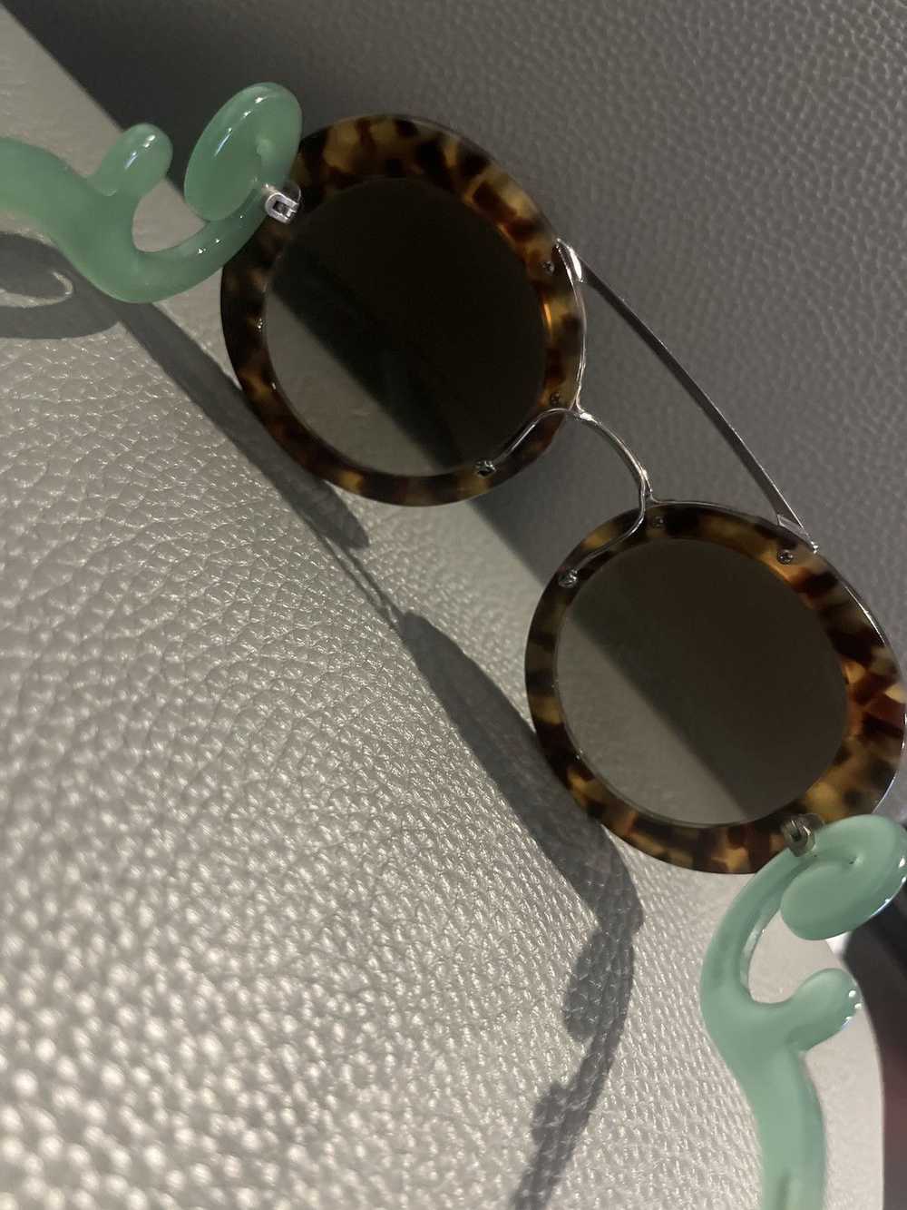 Italian Designers × Prada PRADA Cheeta/Vine green… - image 1