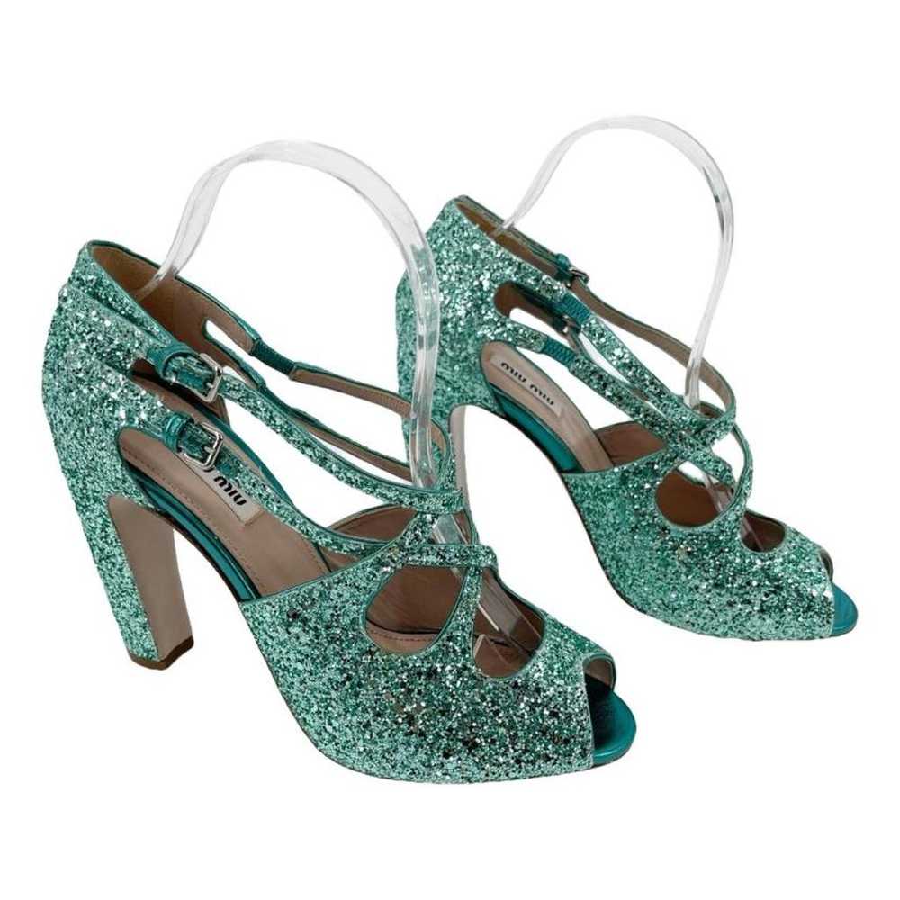 Miu Miu Glitter sandal - image 1