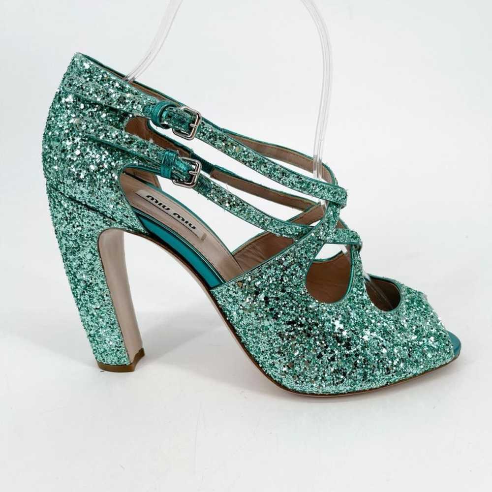 Miu Miu Glitter sandal - image 4