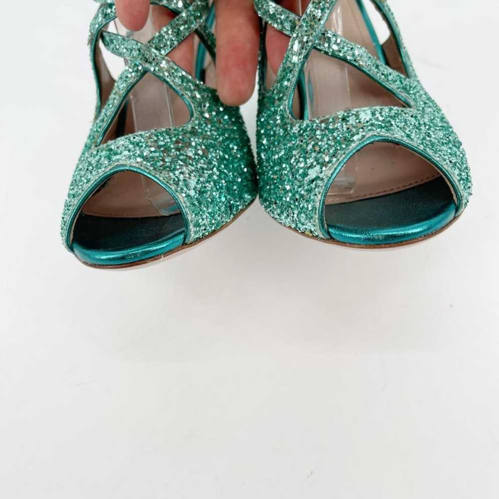 Miu Miu Glitter sandal - image 6