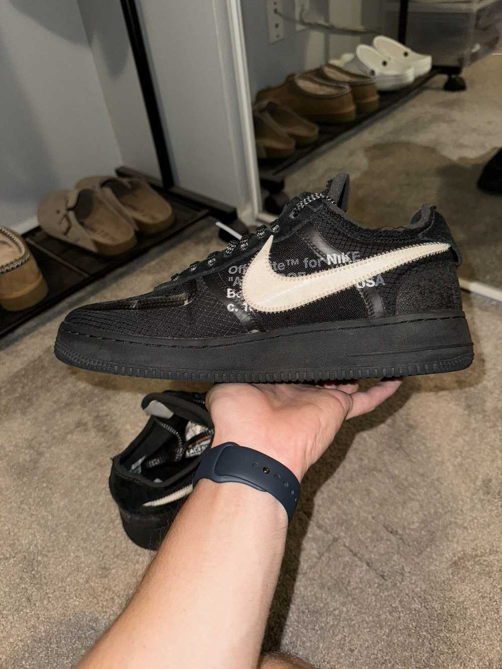 Nike Nike Air Force 1 Off White Black (Size 11) - image 6