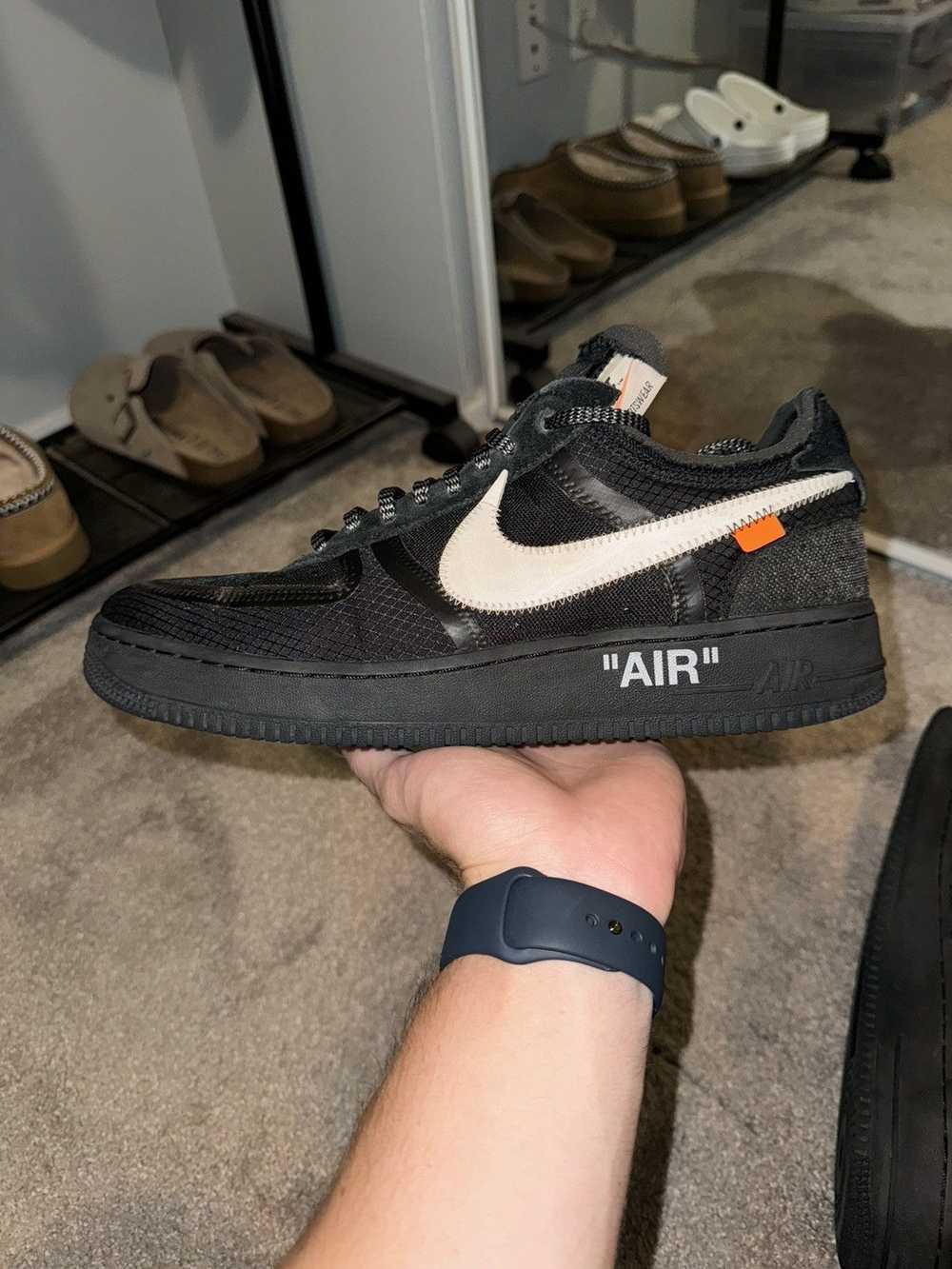 Nike Nike Air Force 1 Off White Black (Size 11) - image 7