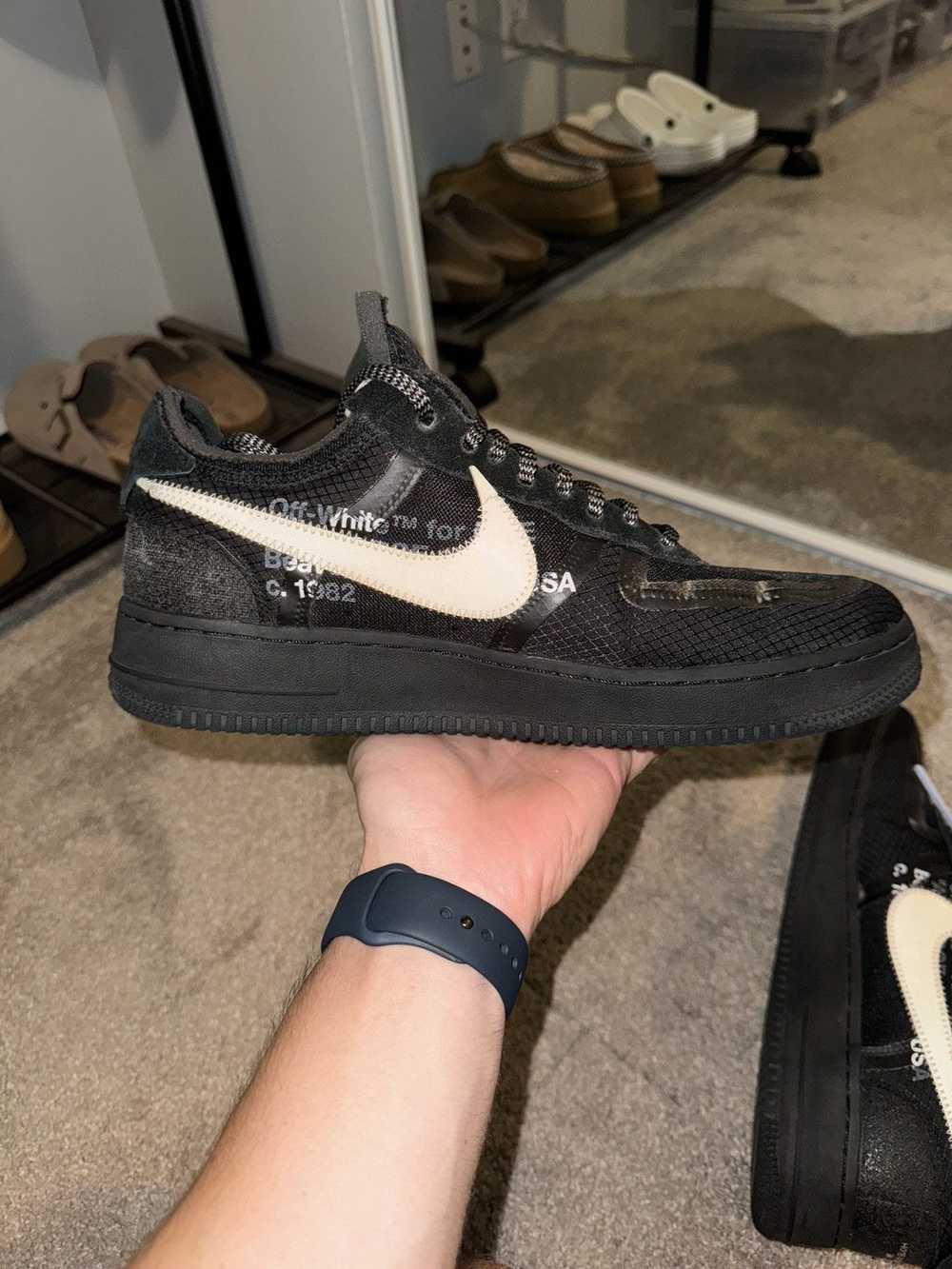 Nike Nike Air Force 1 Off White Black (Size 11) - image 8