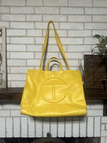 Telfar Telfar Large Yellow Shopping Bag