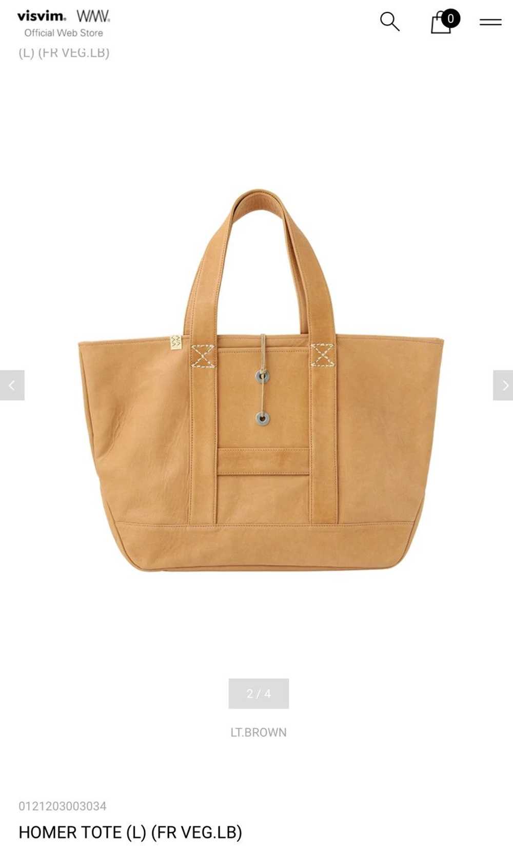 Visvim VISVIM 21AW HOMER TOTE (L) (FR VEG.LB)