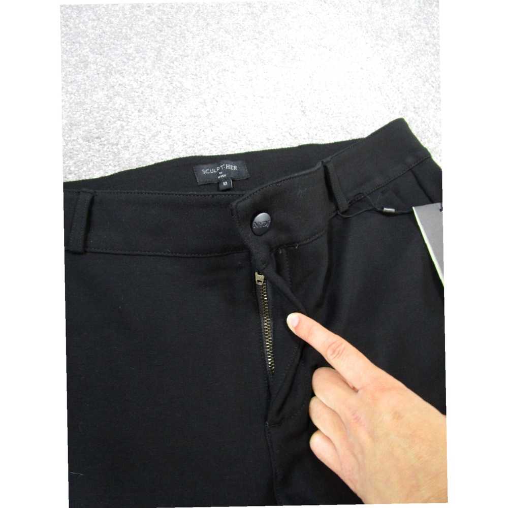 NYDJ Women's Sculpt Her 10 Black Stretch Trousers… - image 3