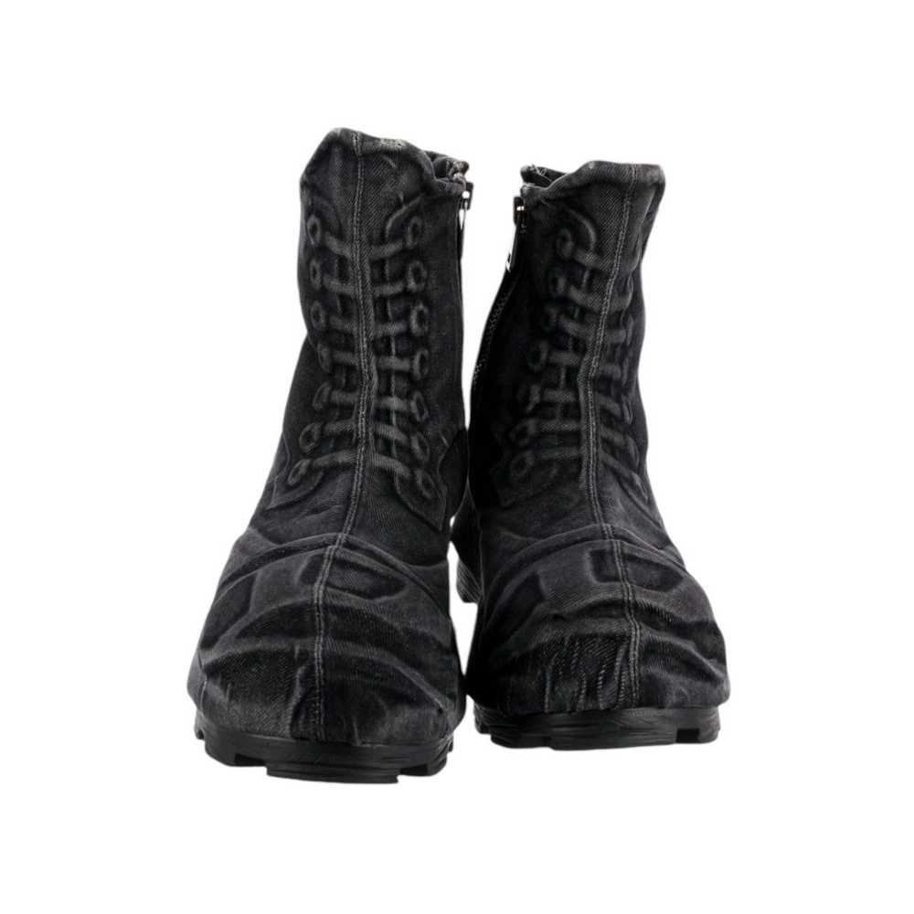 Diesel D-Hammer denim effect boots - image 3