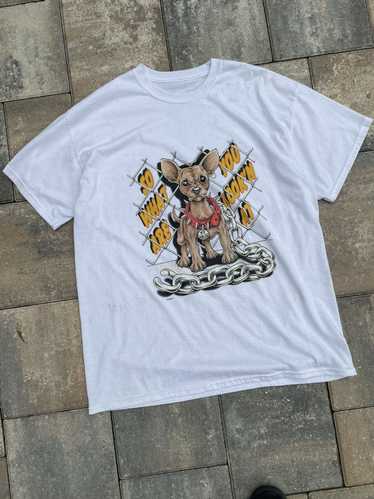 Vintage y2k 90s chihuahua funny shirt dog xl