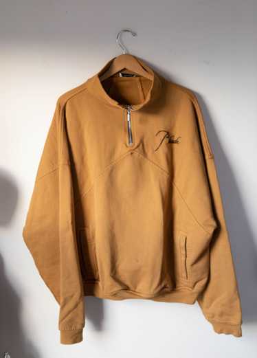 Rhude Rhude Quarter Zip Embroidered Logo Sweatshir