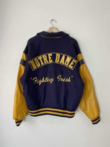 Notre Dame“Fighting Irish“ ヴィンテージ スタジャン mens-black-notre-dame-fighting