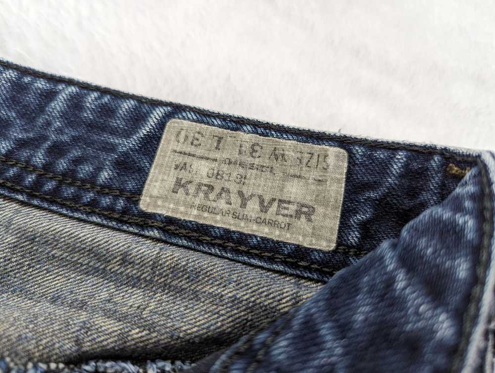 Diesel Diesel KRAYVER Dark Wash Blue Slim Distres… - image 9