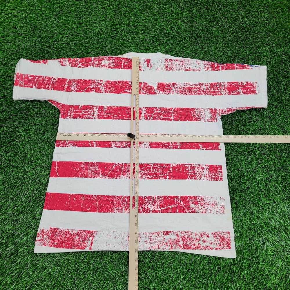 All Sport Vintage American Flag AOP Shirt XL 23x2… - image 6