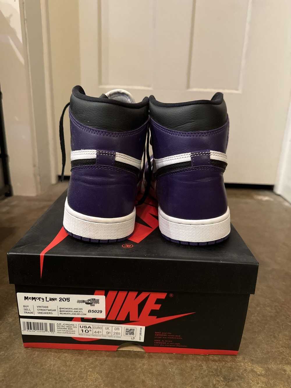 Jordan Brand × Nike Jordan 1 HI OG Purple Courts - image 5