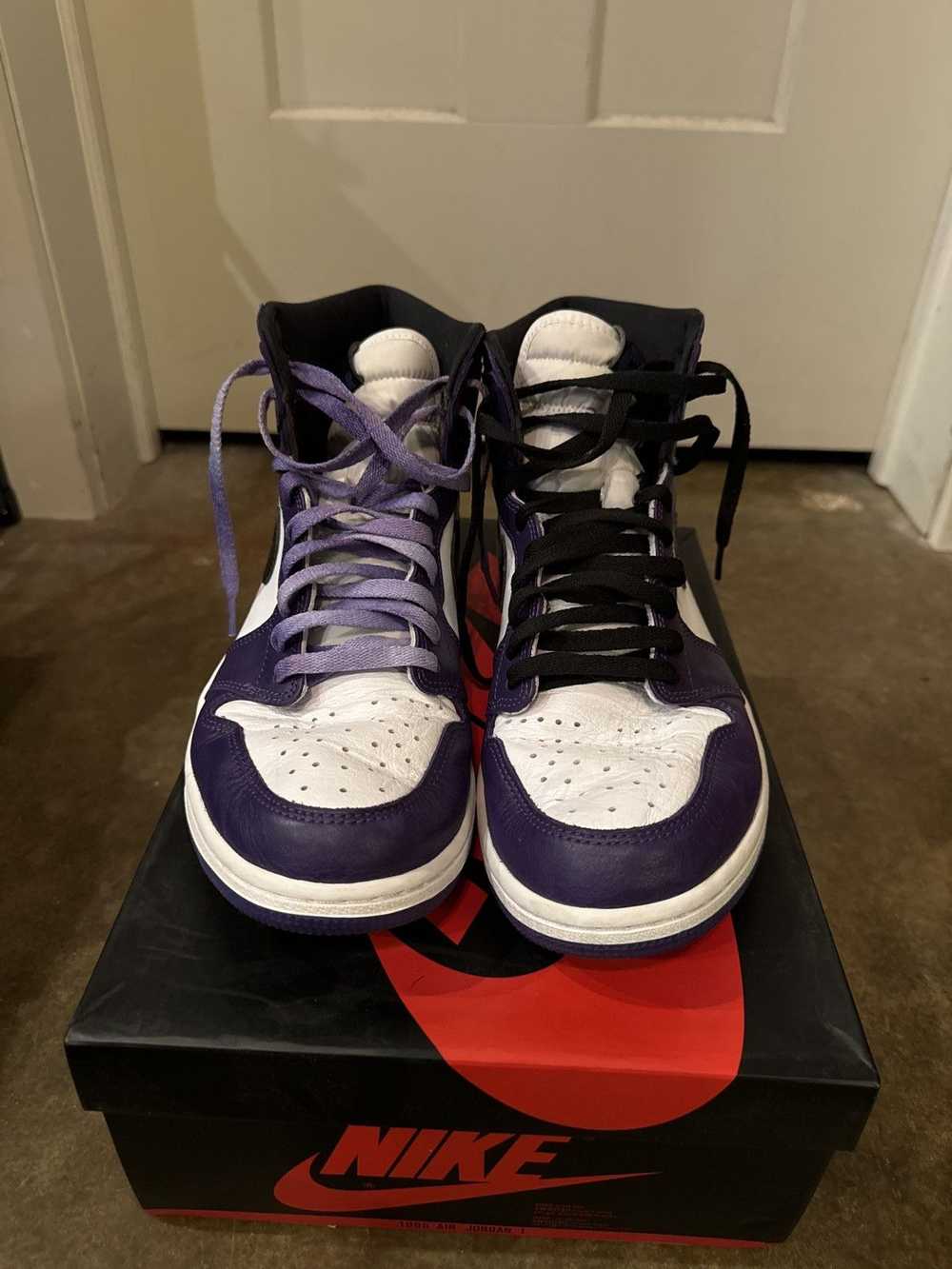 Jordan Brand × Nike Jordan 1 HI OG Purple Courts - image 6