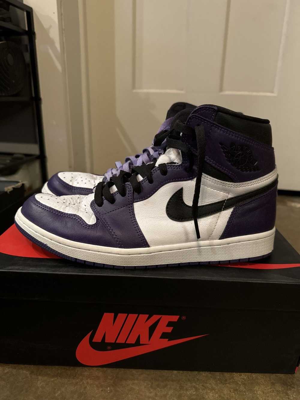 Jordan Brand × Nike Jordan 1 HI OG Purple Courts - image 7