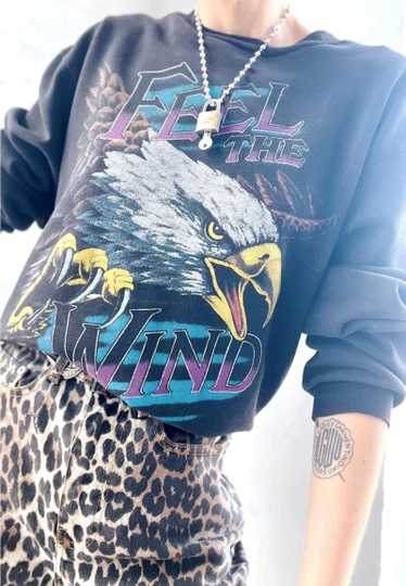 feel the wind eagle sweatshirt