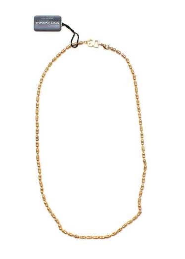 Managed by hewi gold tone DG chain necklace - image 1