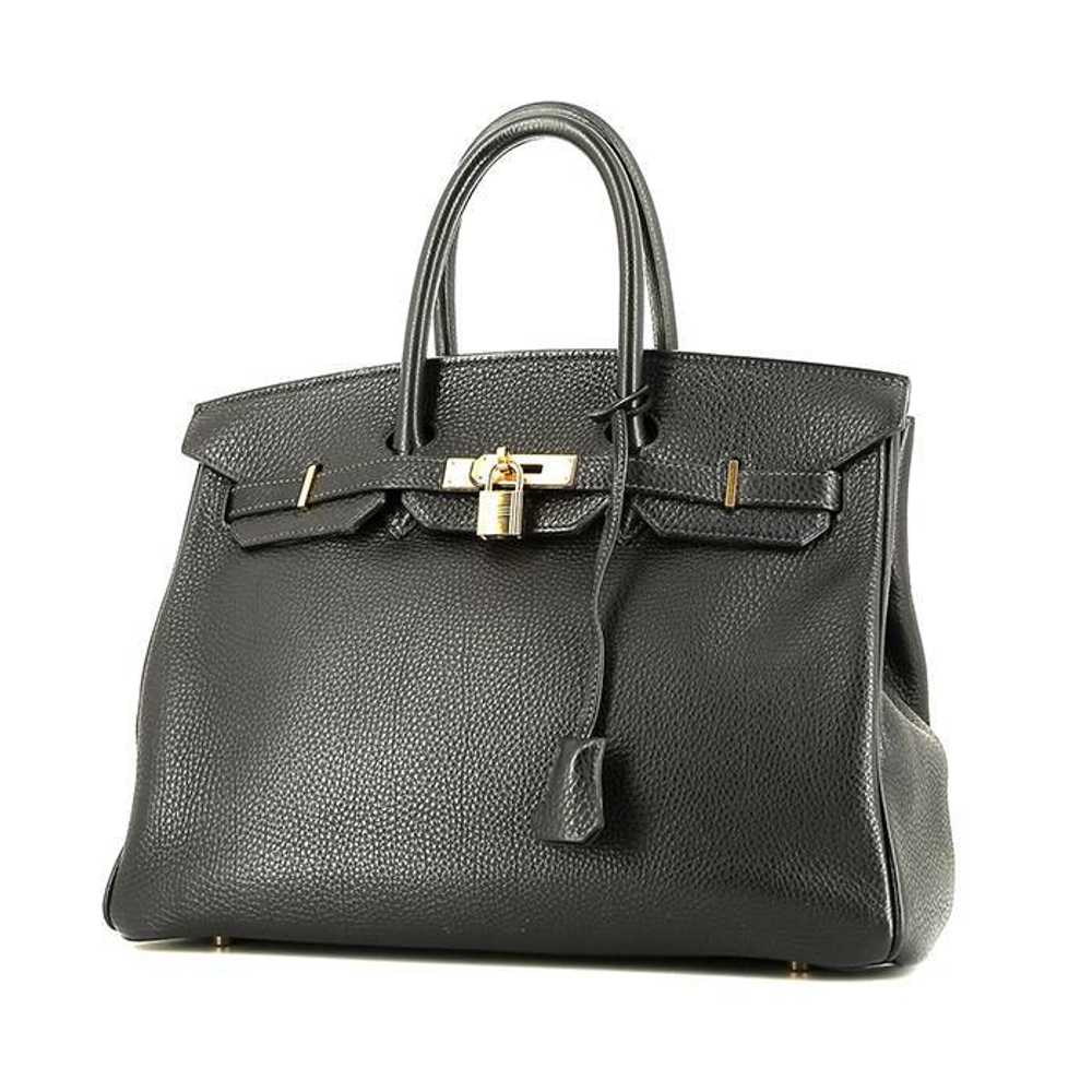 Hermès Birkin 35 cm handbag in navy blue togo lea… - image 1