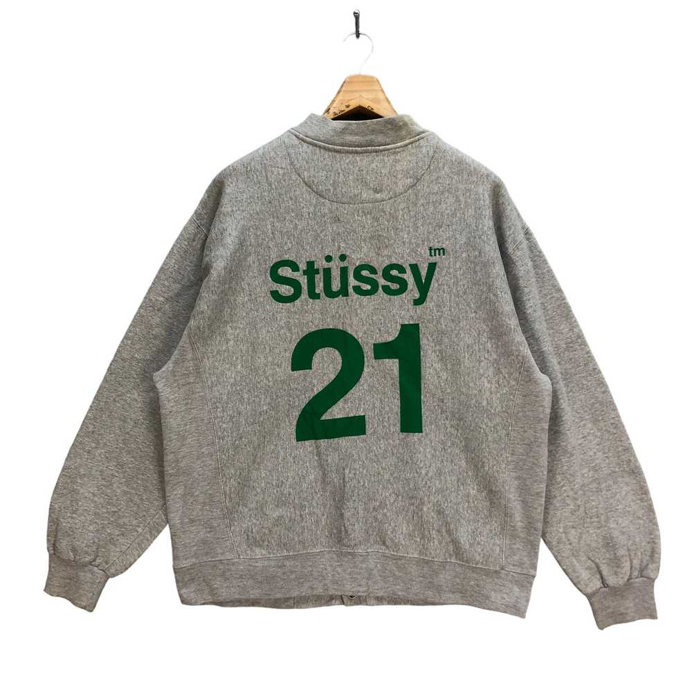 Streetwear × Stussy × Vintage STUSSY 21 VARSITY #… - image 1