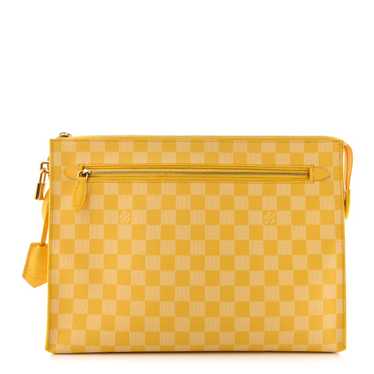 LOUIS VUITTON Damier Couleurs Kit Clutch Mimosa - image 1