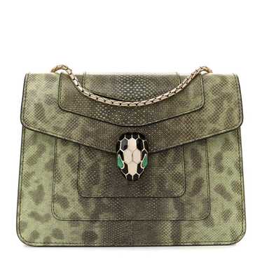 BULGARI Karung Serpenti Forever Crossbody Mint