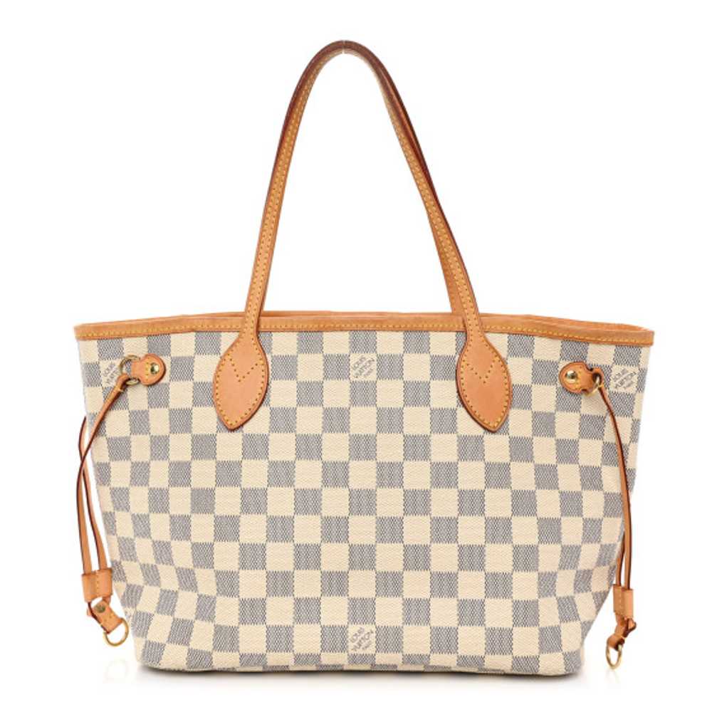 LOUIS VUITTON Damier Azur Neverfull PM - image 1