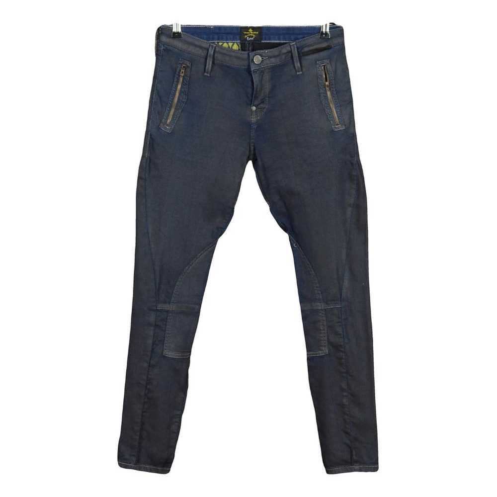 Vivienne Westwood × Lee skinny pants Vivienne Westwood Anglomania x Lee Low Crotch Jeans Size