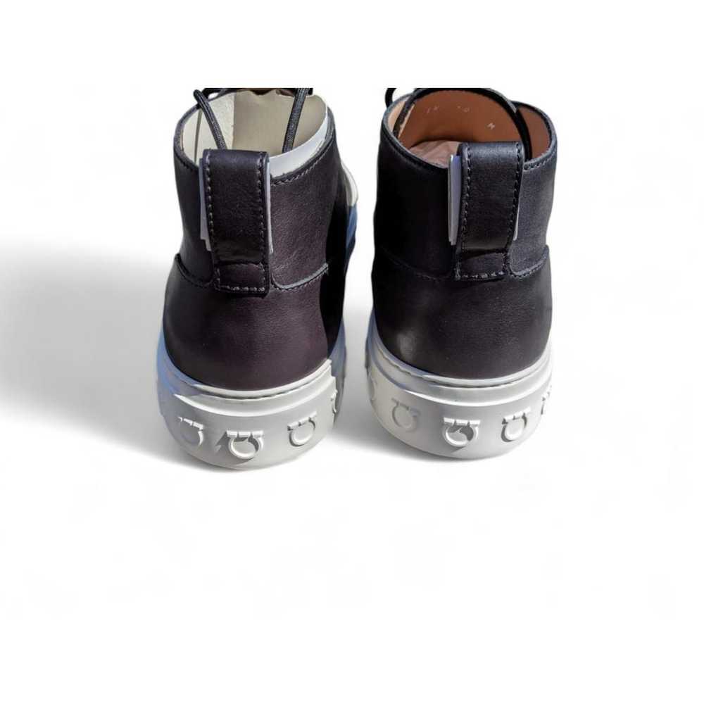 Salvatore Ferragamo Leather high trainers - image 3