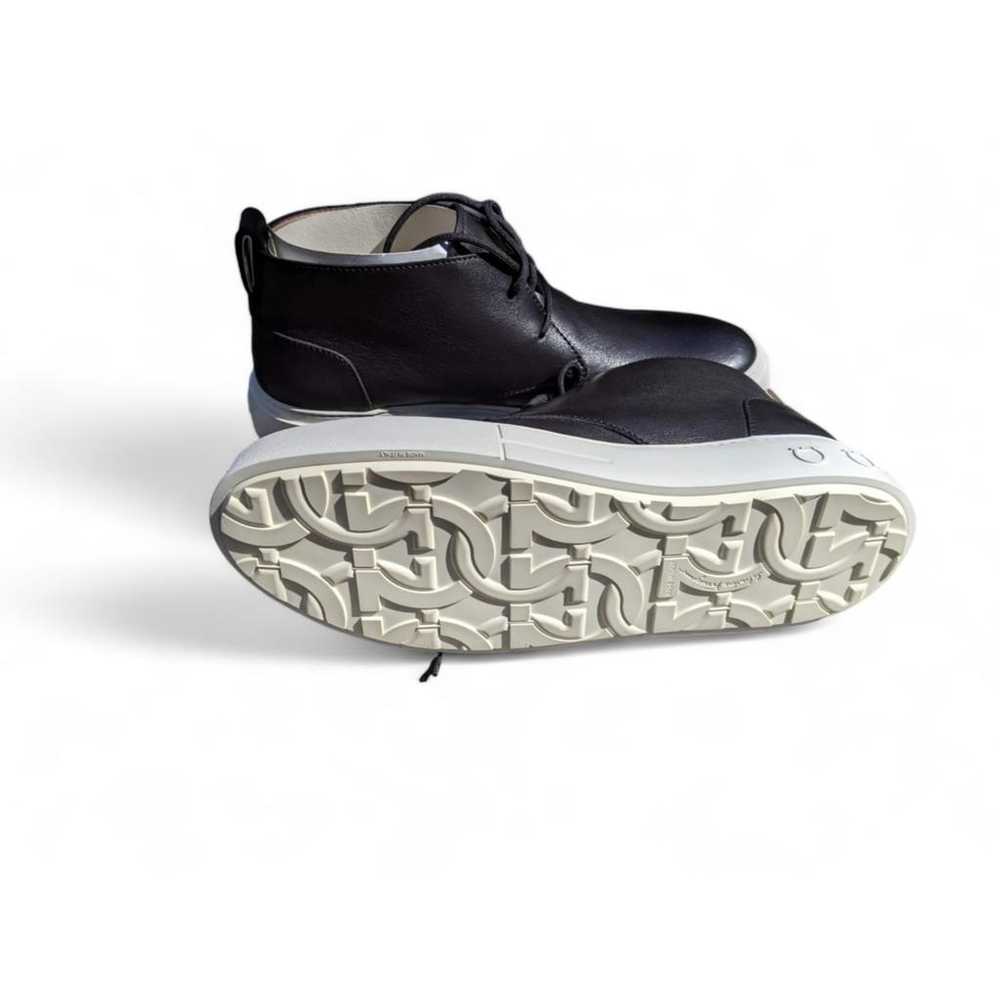 Salvatore Ferragamo Leather high trainers - image 4